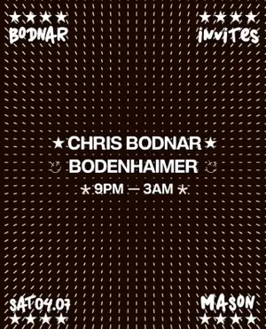 Chris Bodnar Invites: Bodenhaimer