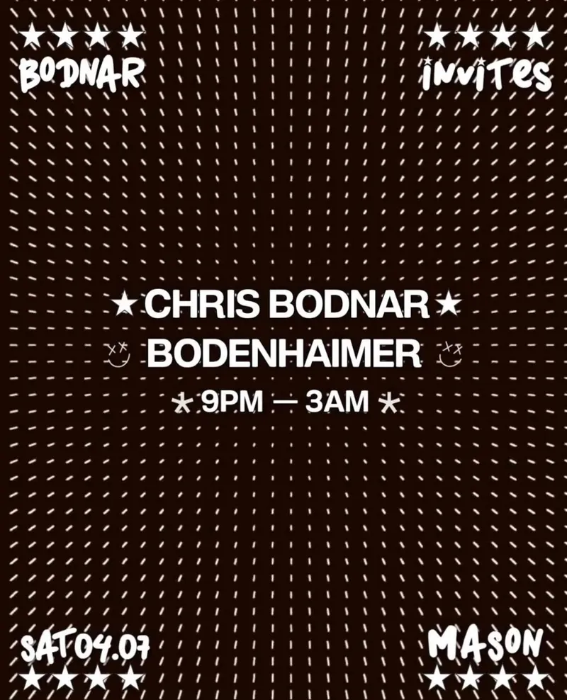Chris Bodnar Invites: Bodenhaimer