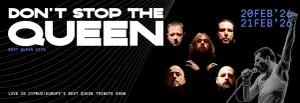 Don’t Stop the QUEEN: Rock Tribute Show in Larnaca & Limassol