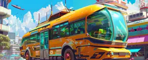 FIFA World Cup & McDonald’s. Themed Bus