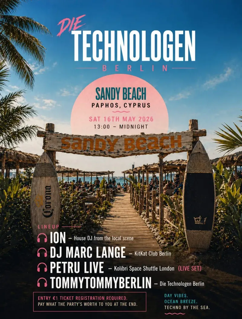 Sandy Beach - We Do It Again. Techno / Die Technologen Berlin