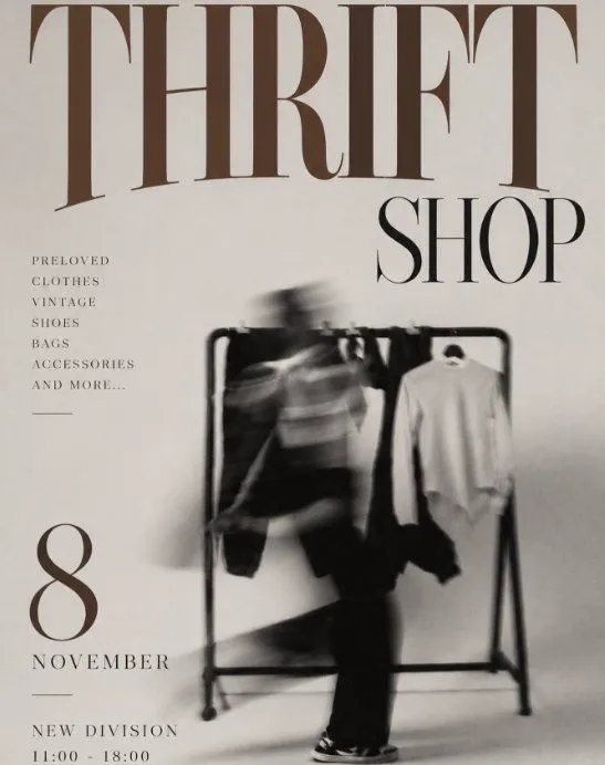 Thrift Shop: Μαγαζί με Μεταχειρισμένα & Vintage στο New Division, Λευκωσία