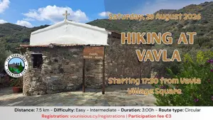 Hiking at Vavla: Easy-Intermediate Circular Trail in Larnaca