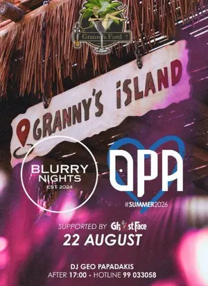 Blurry Nights x OPA: End-of-Summer Beach Party at Granny's Island