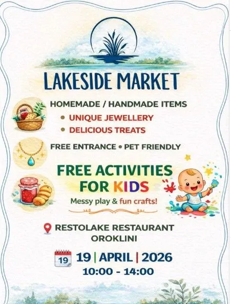 Lakeside Market: Χειροποίητα, Δραστηριότητες για Παιδιά & Περισσότερα στην Ορόκλινη