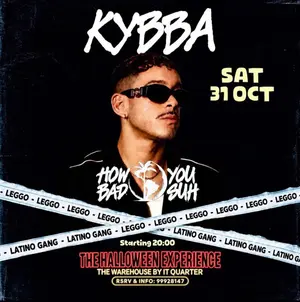 Leggo x Kybba: Νύχτα Halloween Dancehall στο The Warehouse