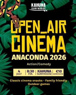 Open Air Cinema: Anaconda 2026 at Kahuna Surfhouse, Larnaca
