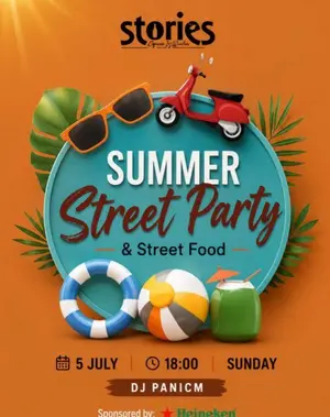 Summer Street Party & Street Food: Live DJ Night in Larnaca