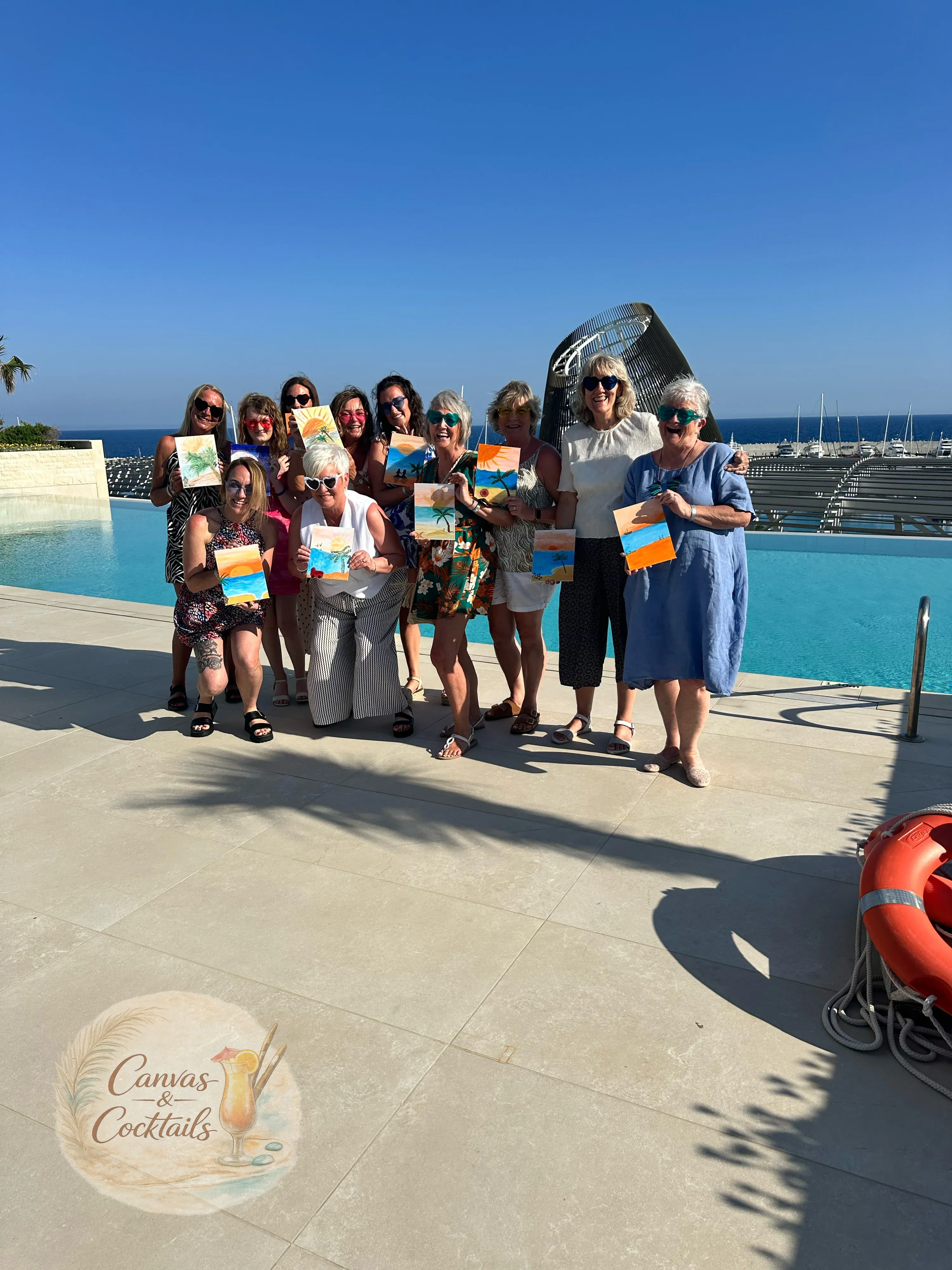 Sunset Sip & Paint Experience - Ayia Napa Marina