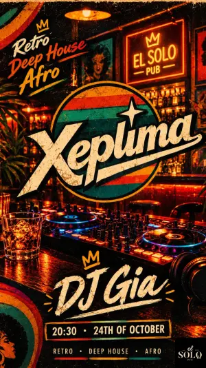 Xeplima στο El Solo Pub, με τον DJ Gia στα πικάπ! 🔥🎧