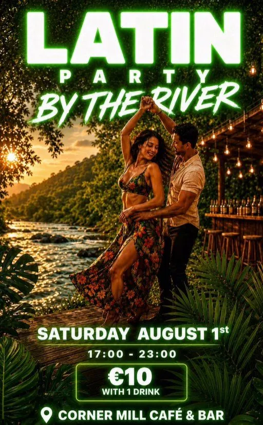 Latin Party by the River: Salsa, Bachata & Kizomba in Limassol