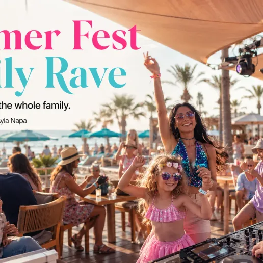 Summer Fest Sunset Family Rave (and Glow Party) at Paradisos Beach Venue