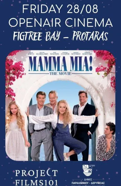 Mamma Mia! Open-Air Cinema Night at Figtree Bay, Protaras