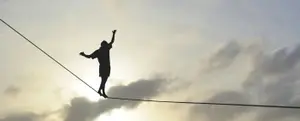 A unique tightrope walkers’ show