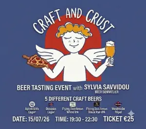 Craft and Crust: Beer Tasting with Beer Sommelier in Nicosia