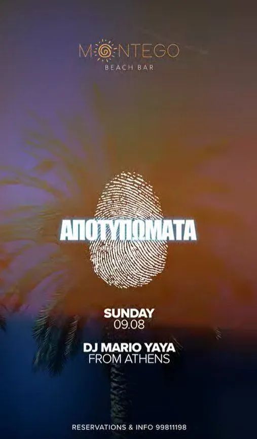Apotypomata: Summer Beach Party with DJ Mario Yaya in Protaras