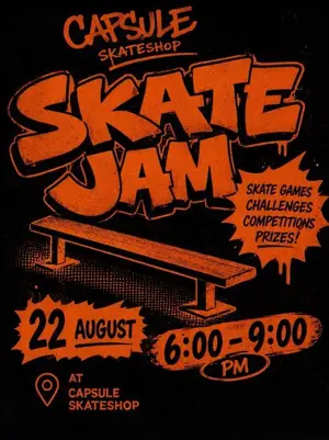 Capsule Skate Jam: Competitions & Games at Capsule Skateshop