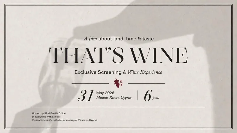 That's Wine: Exclusive Film Screening & Wine Festival in Paphos