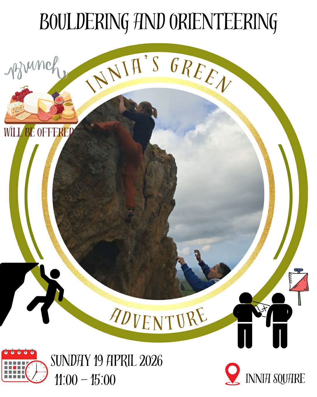 Bouldering & Orienteering: Free Outdoor Day in Inia Village Paphos