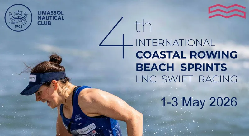 Coastal Rowing Beach Sprints - Διεθνής Αγώνας στη Λεμεσό