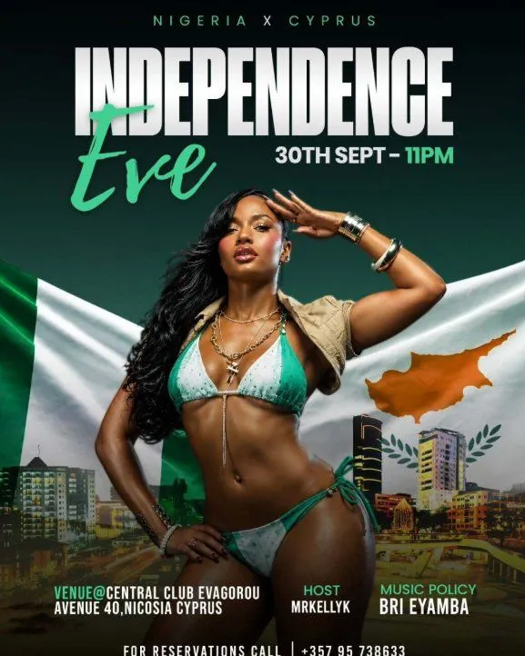 Independence Eve: Nigeria x Cyprus Night Party in Nicosia