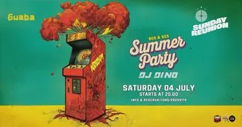 Summer 80s & 90s Party: Retro Night at Guaba Beach Bar