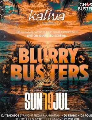 Blurry Busters: World Cup Final Beach Party in Ayia Napa