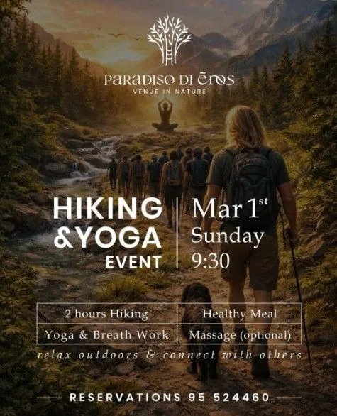 Πεζοπορία και Retreat Γιόγκα: Nature Experience στο Foinikaria