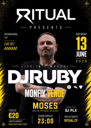 Ritual Cy παρουσιάζει DJ Ruby