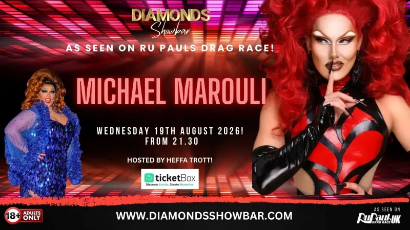 Michael Marouli: η σταρ του RuPaul's Drag Race σε ζωντανή παράσταση στον Πρωταρά