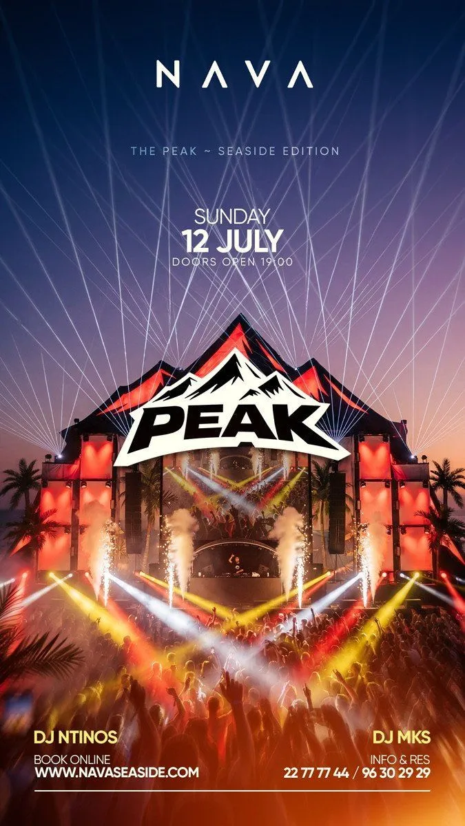 The Peak: Seaside Edition Open-Air Party in Protaras