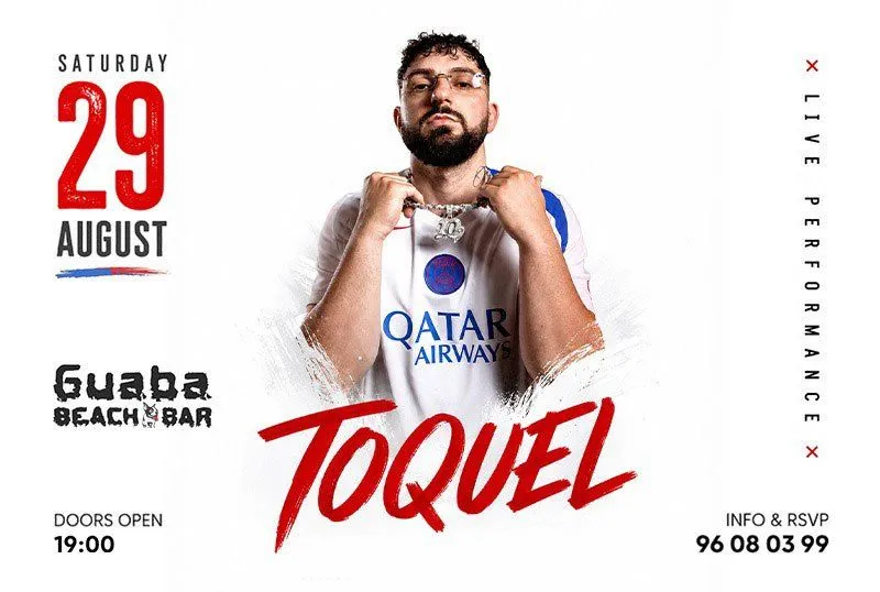 Toquel: Live Performance at Guaba Beach Bar, Limassol