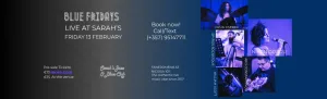 Blue Fridays Live at Sarah’s Jazz Club