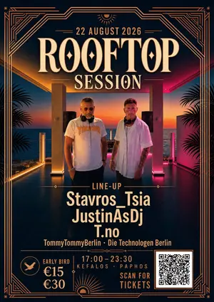 Kefalos Tech-House Rooftop Party
