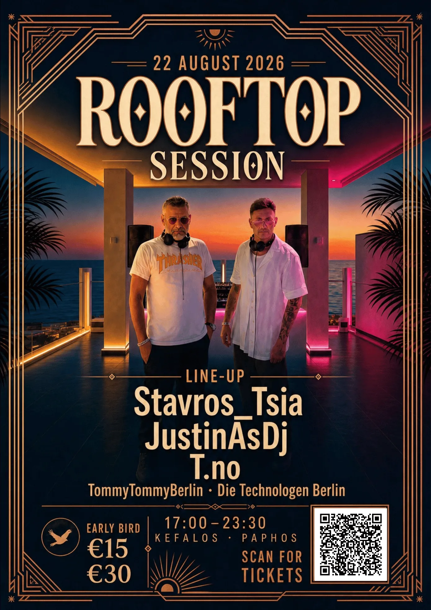 Kefalos Tech-House Rooftop Party
