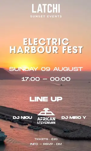 Electric Harbour Fest - Sunset DJ Party στο Latchi Harbour