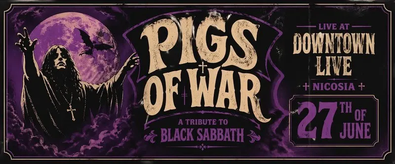 Pigs of War: концерт-трибьют Black Sabbath в Никосии