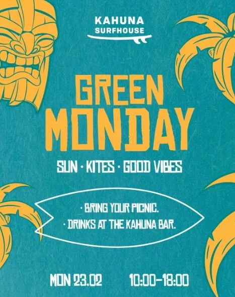 Green Monday στο Kahuna: Ημέρα στην ύπαιθρο για όλη την οικογένεια