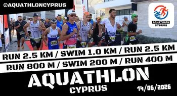 Aquathlon Cyprus 2026: Run-Swim-Run Race at Ayia Napa Marina