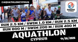 Aquathlon Cyprus 2026: Run-Swim-Run Race at Ayia Napa Marina