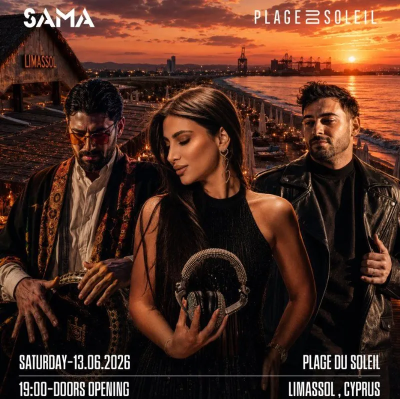 SAMA Afterlight: International Beach DJ Session in Limassol