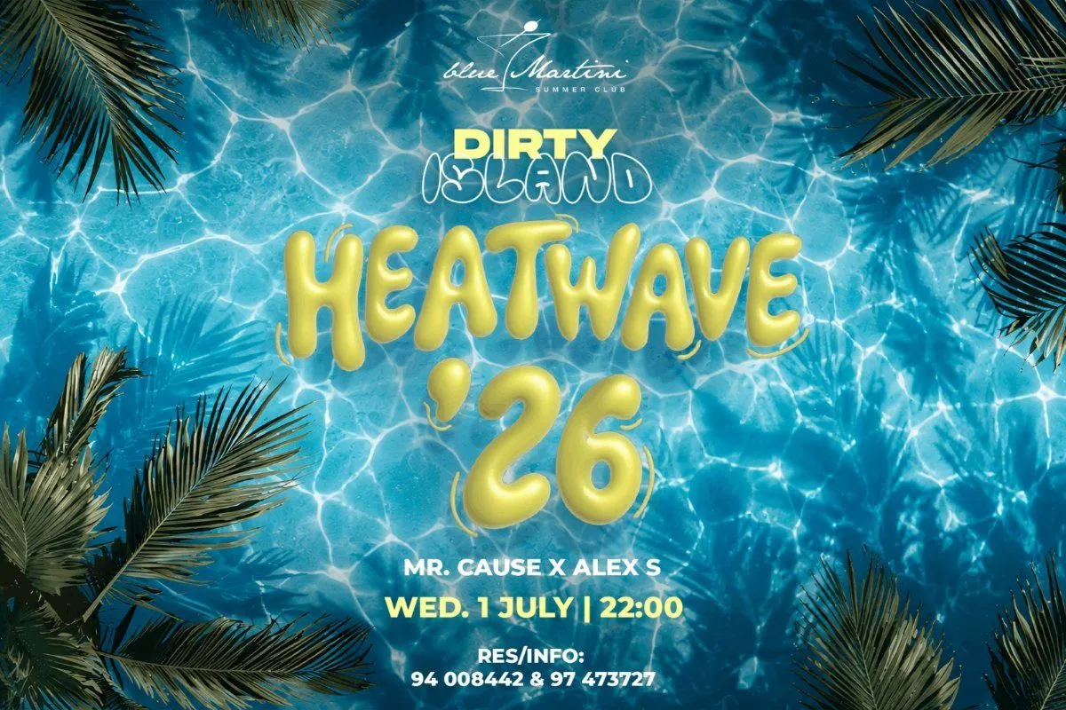 Heatwave 26: Summer Beach Party at Blue Martini in Larnaca