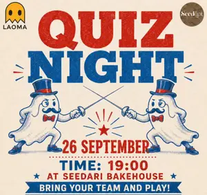 Quiz Night: Team Trivia Evening at Seedari Bakehouse