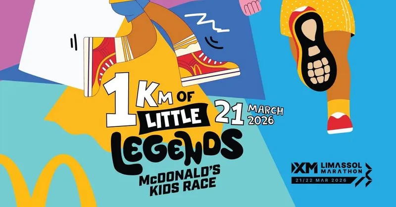 McDonald’s Kids Race 1KM: XM Limassol Marathon