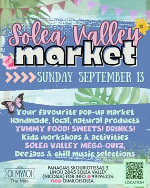 Solea Valley Market: Free Sunday Pop-Up in Linou Olive Grove