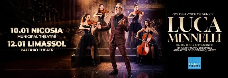 Luca Minnelli Live In Cyprus With Symphonic Orchestra