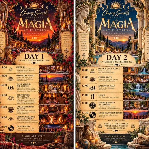 MAGIA at Platres *A Chasing Sunsets Gathering