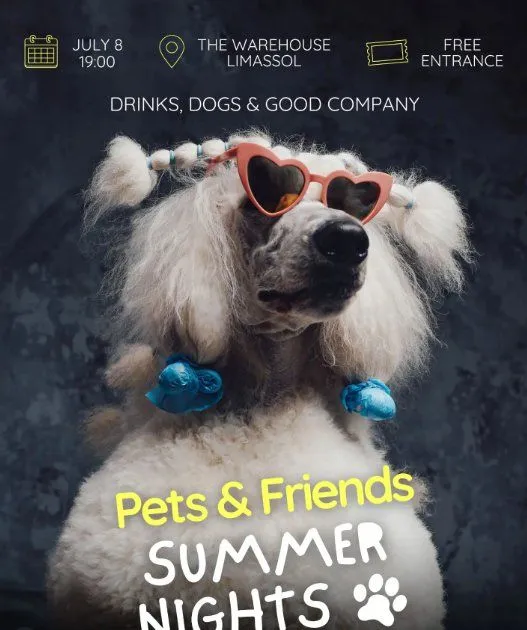 Pets & Friends Summer Nights: Dog-Friendly Social Evening in Limassol