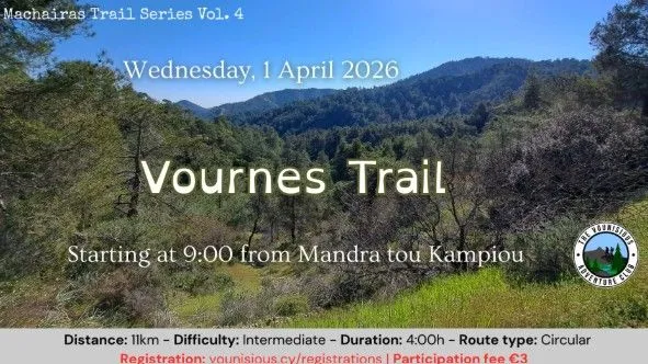 Guided Intermediate Hike in Machairas
