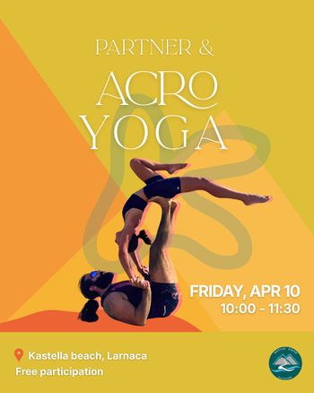 Partner Acro Yoga: Free Beach Session at Kastela Beach